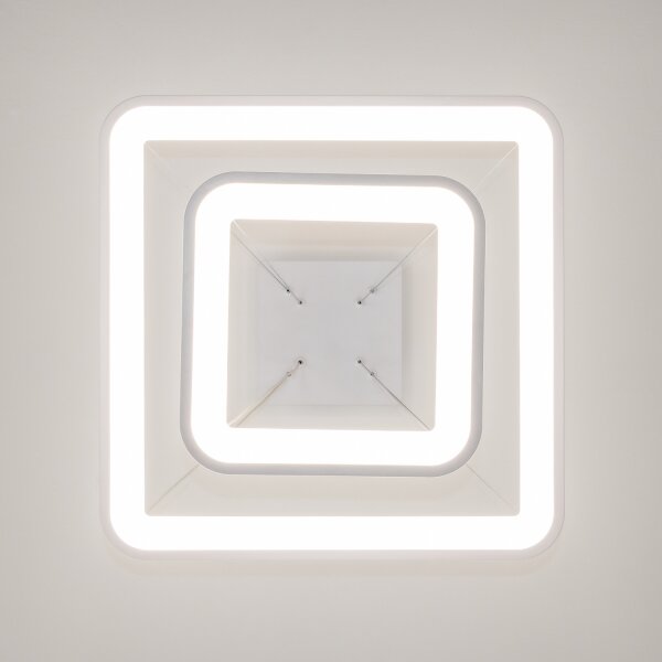 Brilagi - LED Stmív. lustr na lanku FALCON SLIM LED/78W/230V 50x50 cm bílá + DO