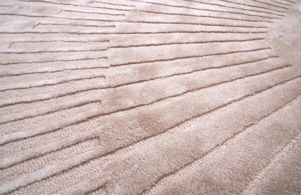 Fargotex Béžový kulatý koberec Radius 200 cm