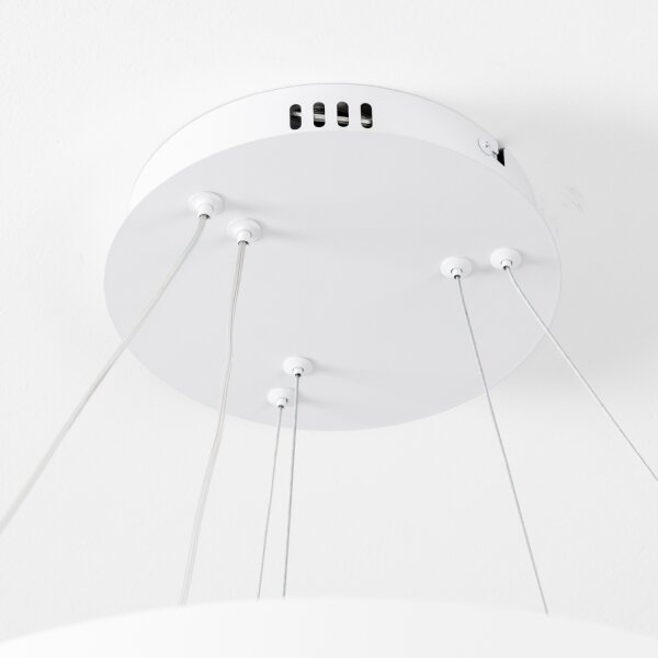 Brilagi - LED Stmív. lustr na lanku FALCON SLIM LED/68W/230V pr. 50 cm bílá + DO