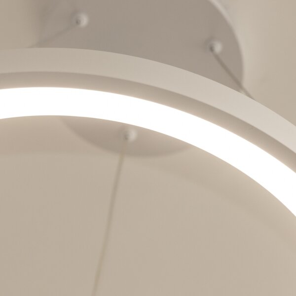 Brilagi - LED Stmív. lustr na lanku FALCON SLIM LED/42W/230V pr. 50 cm bílá + DO