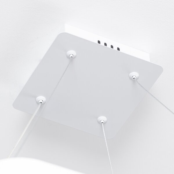Brilagi - LED Stmív. lustr na lanku FALCON SLIM LED/50W/230V 50x50 cm bílá + DO