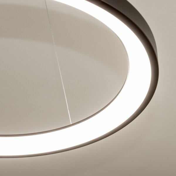 Brilagi - LED Stmív. lustr na lanku FALCON SLIM LED/42W/230V pr. 50 cm černá +DO