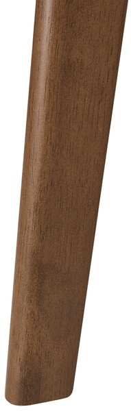 Sada 2 jídelních židlí HOLLY Dřevo Tmavě hnědá/Zelená
