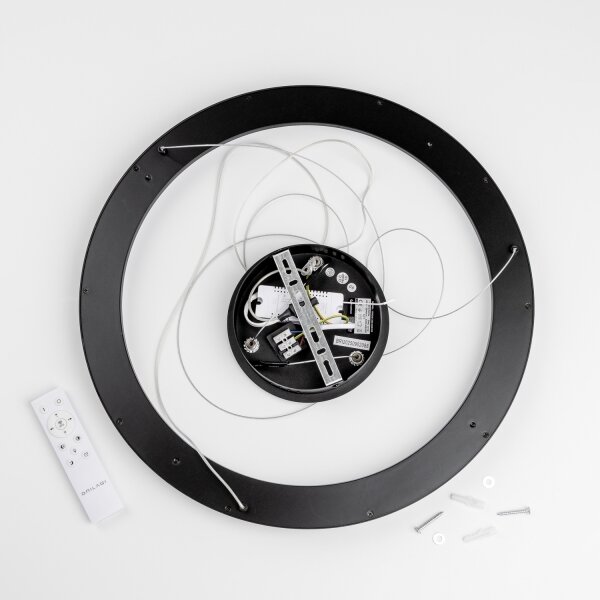 Brilagi - LED Stmív. lustr na lanku FALCON SLIM LED/42W/230V pr. 50 cm černá +DO
