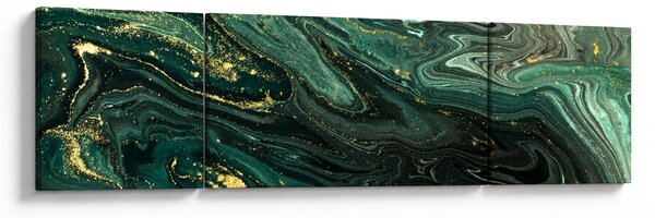Obraz - Zelený mramor (170x50 cm)