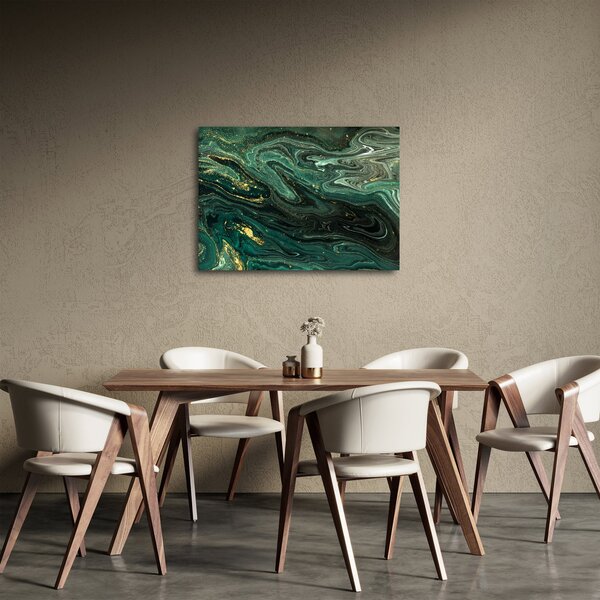 Obraz - Zelený mramor (70x50 cm)