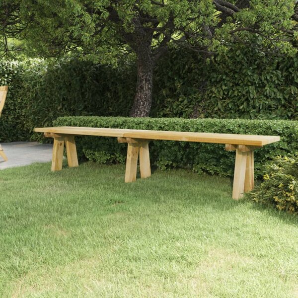 Zahradní lavice 220 cm impregnované masivní borové dřevo