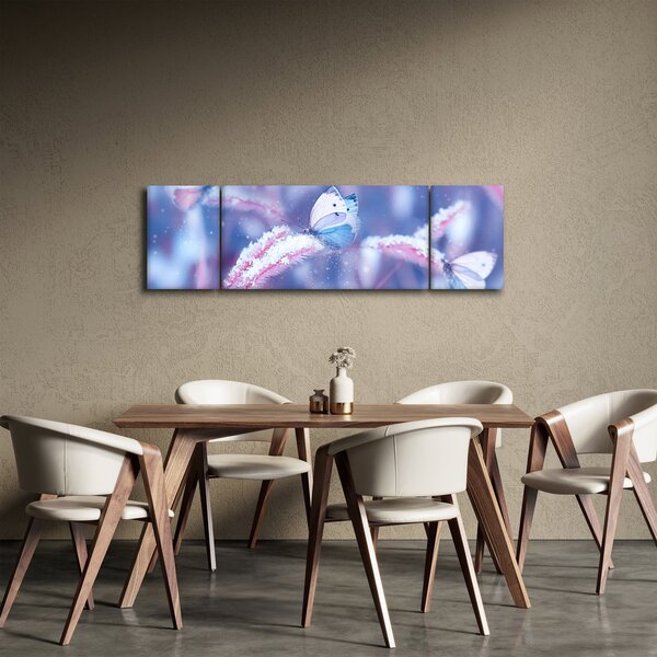 Obraz - Motýli v zimě (170x50 cm)