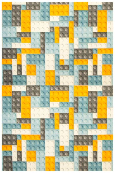 Kobercový ráj Dětský kusový koberec Kostky Lego vícebarevný Rozměr: 100x200 cm