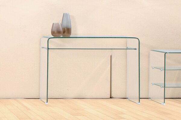 Bizzotto designové konzolové stoly Iride Rect Glass 2SH (110 x 35 cm)