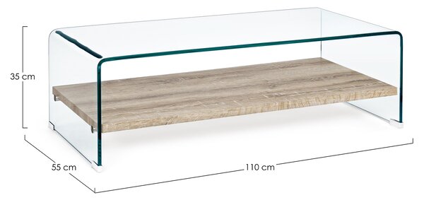Bizzotto designové konferenční stoly 2SH Coffe Table (110 x 55 cm)