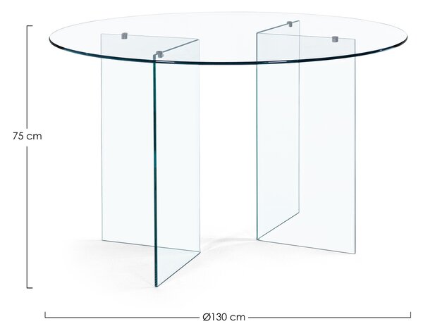 Bizzotto designové jídelní stoly Iride Round Table D130