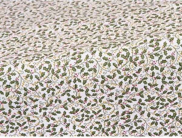 Ubrus VÁNOCE cesmína bílozelená 120 x 140 cm