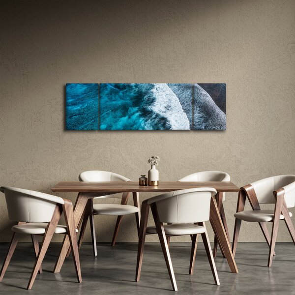 Obraz - Vlny na moři (170x50 cm)