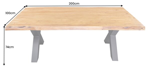 Designový jídelní stůl Massive X 200 cm akácie
