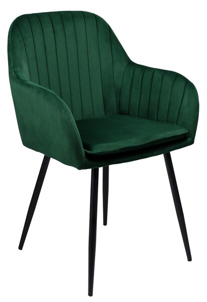 ViaDomo Via Domo - Židle Prato - zelená - 87x58x55 cm
