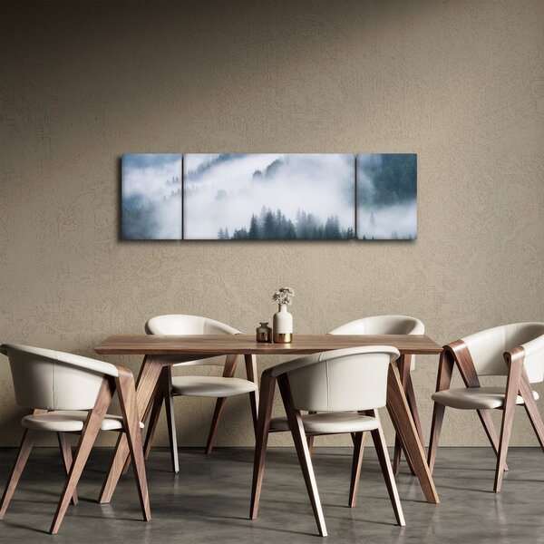 Obraz - Stromy v mlze (170x50 cm)