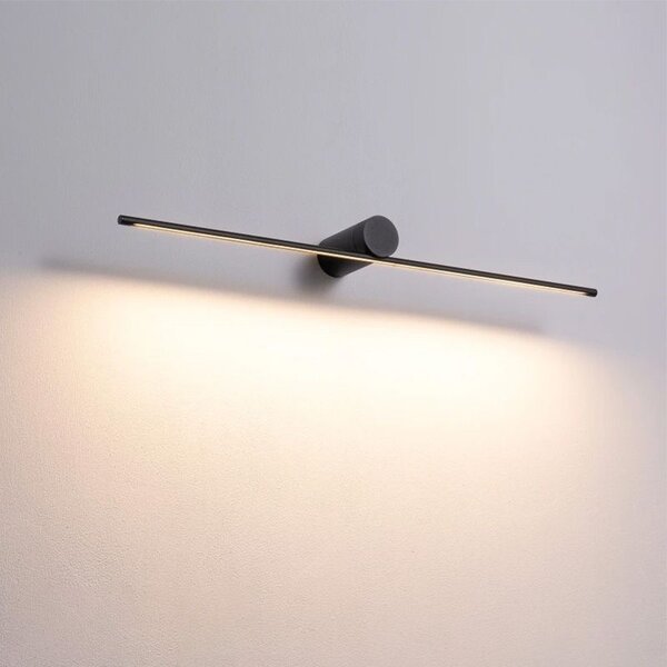 Toolight Toolight, LED nástěnné svítidlo 60cm 9W 4000K APP1342-W, černá, OSW-02432