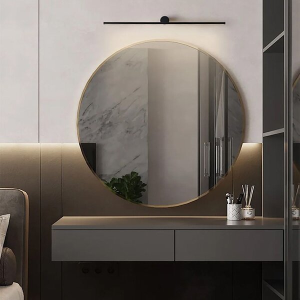 Toolight Toolight, LED nástěnné svítidlo 40cm 6W 4000K APP1341-W, černá, OSW-02431