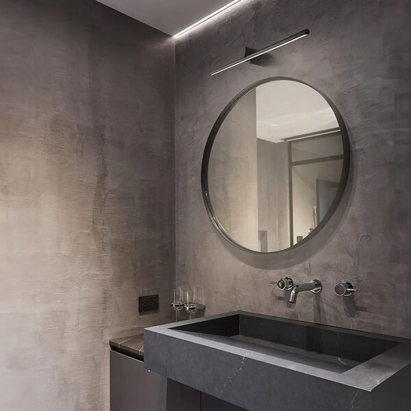 Toolight Toolight, LED nástěnné svítidlo 60cm 9W 4000K APP1342-W, černá, OSW-02432