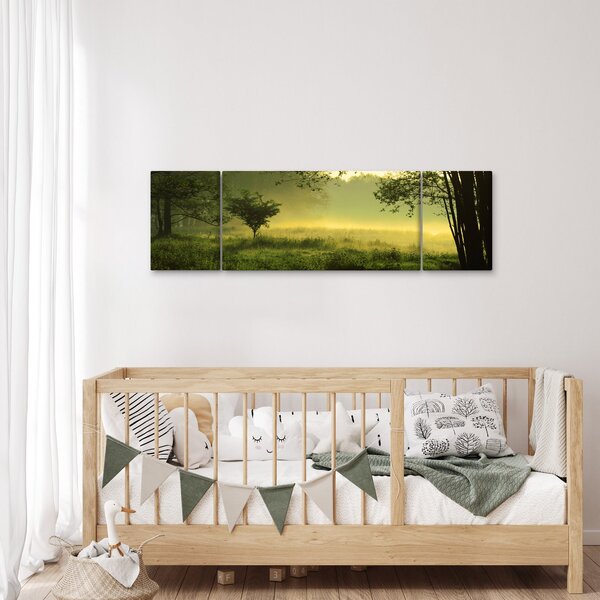 Obraz - Probouzející se les (170x50 cm)