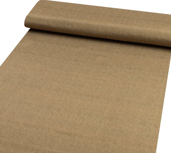 Biante Dekorační oválný ubrus PML-121 Zlatohnědá režná 50x100 cm