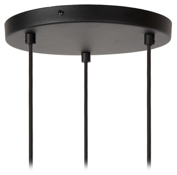 LUCIDE 45409/13/38 MAYA závěsné svítidlo D460mm 3xE27 černá, krémová
