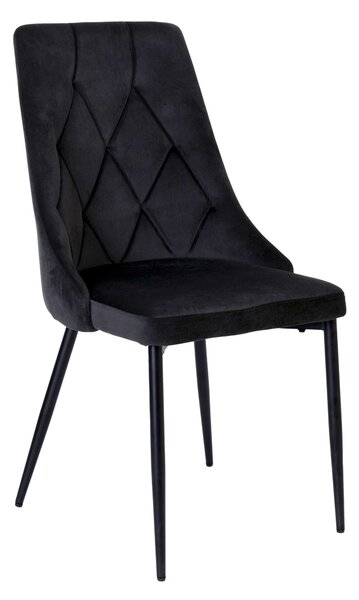 ViaDomo Via Domo - Židle Acacia - černá - 92x43x45 cm