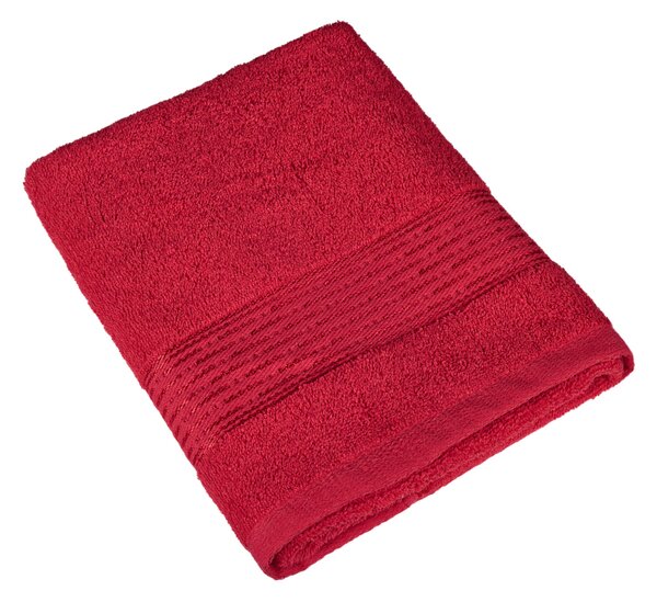 BELLATEX Froté ručník a osuška kolekce Proužek červená Osuška - 70x140 cm