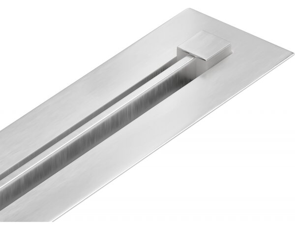 Mexen Flat Super Slim, super tenký odtokový žlab s 360° rotačním sifonem 150 cm, nerez, 1051150