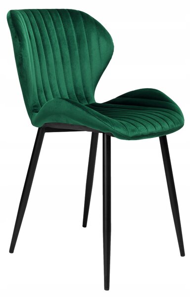ViaDomo Via Domo - Židle Salice - zelená - 80x48x47 cm