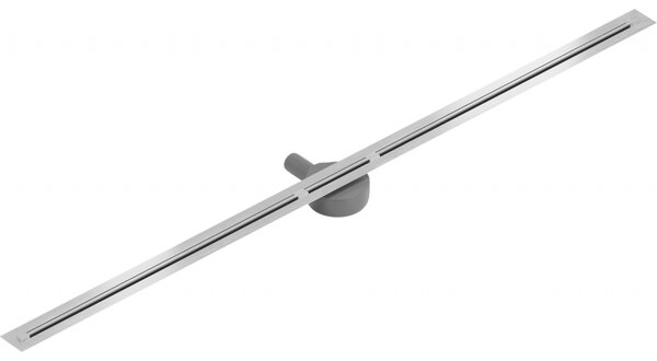 Mexen Flat Super Slim, super tenký odtokový žlab s 360° rotačním sifonem 150 cm, nerez, 1051150