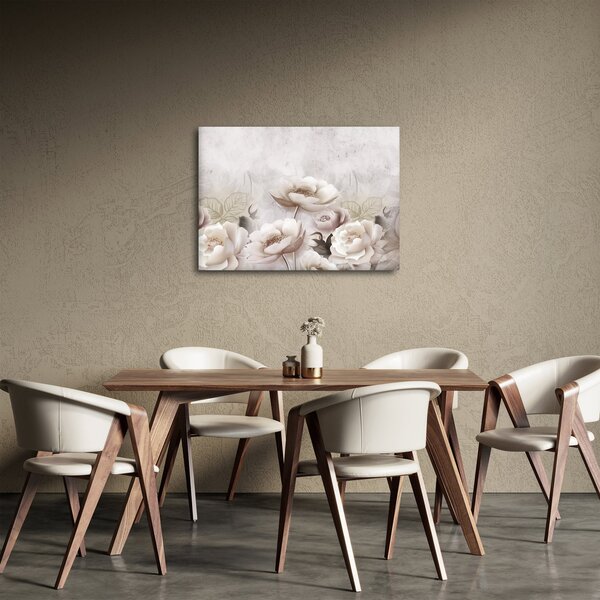 Obraz - Růžové keře (70x50 cm)
