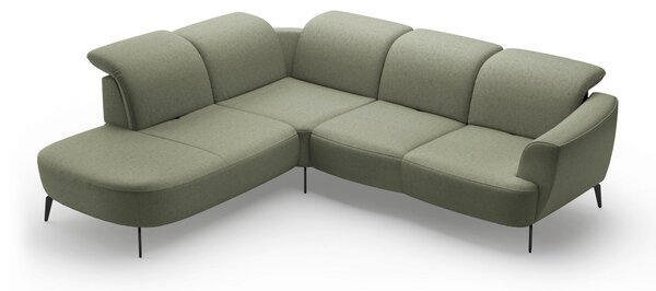 ROHOVÁ SEDAČKA, textil, olivově zelená Sit & More - Sedací soupravy, Online Only