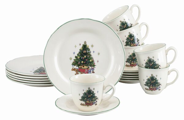 KÁVOVÁ SOUPRAVA Tannenbaum bunt 18dílné Creatable - Kávové servisy, Online Only
