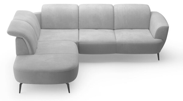 ROHOVÁ SEDAČKA, textil, šedá Sit & More - Sedací soupravy, Online Only