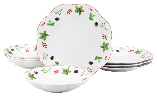 JÍDELNÍ SOUPRAVA Naomi Weihnachten 8dílné Creatable - Jídelní servisy, Online Only