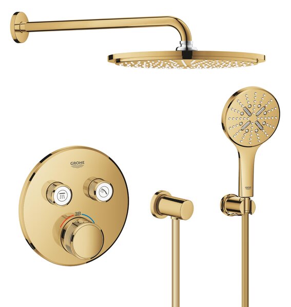 Sada hlavová sprcha Grohe Rainshower 26066GL0, vanová baterie Grohe Grohtherm SmartControl 29119GL0, 26574GL0, 27057GL0, 27074GL0, 28362GL1