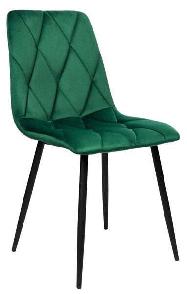 ViaDomo Via Domo - Židle Riccio - zelená - 88x44x56 cm