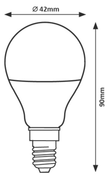 Rabalux SMD LED žárovka E14 G45 9W 810lm 3000K