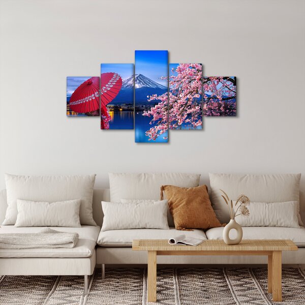 Obraz - Výhled na vrchol, Japonsko (125x70 cm)