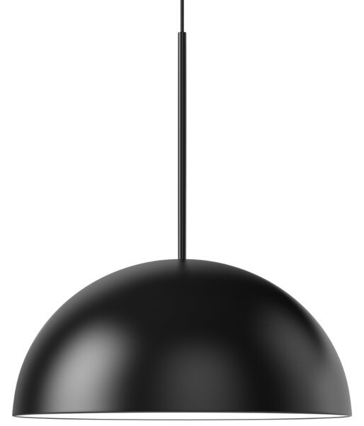-25 % Dny MOMENTI– Bolia Černé kovové závěsné LED světlo Aluna 60 cm