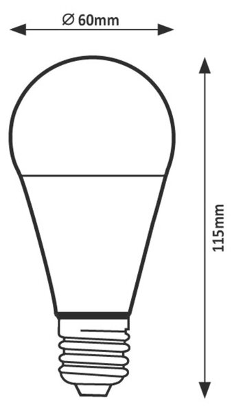 Rabalux SMD LED žárovka A60 10W E27 1055Lm 6500K