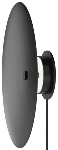 -25 % Dny MOMENTI– Bolia Černé kovové nástěnné LED světlo Reflection 40 cm