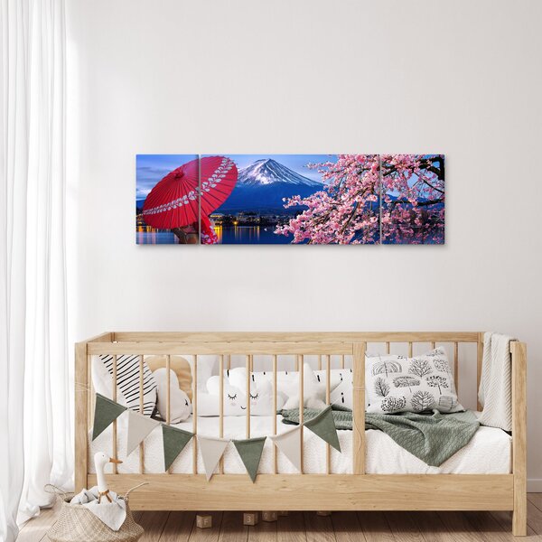 Obraz - Výhled na vrchol, Japonsko (170x50 cm)