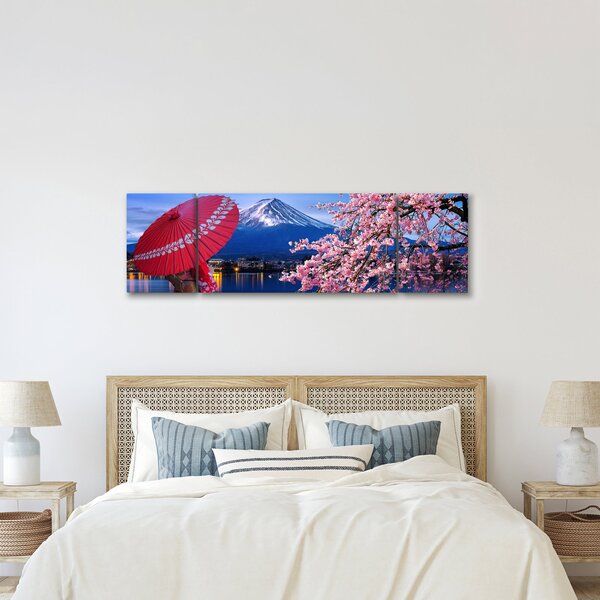 Obraz - Výhled na vrchol, Japonsko (170x50 cm)