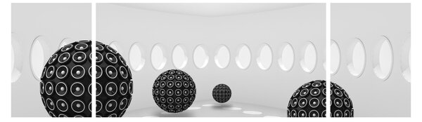 Obraz - Kontrast (170x50 cm)