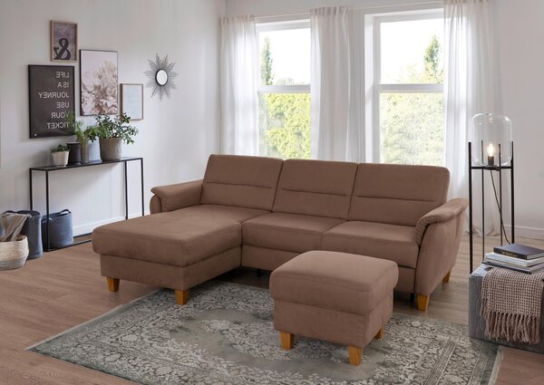 ROHOVÁ SEDAČKA, textil, hnědá Sit & More - Sedací soupravy, Online Only