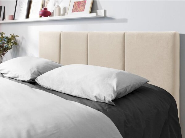 Béžová čalouněná dvoulůžková postel s úložným prostorem s roštem 160x200 cm Juniper – Mazzini Beds