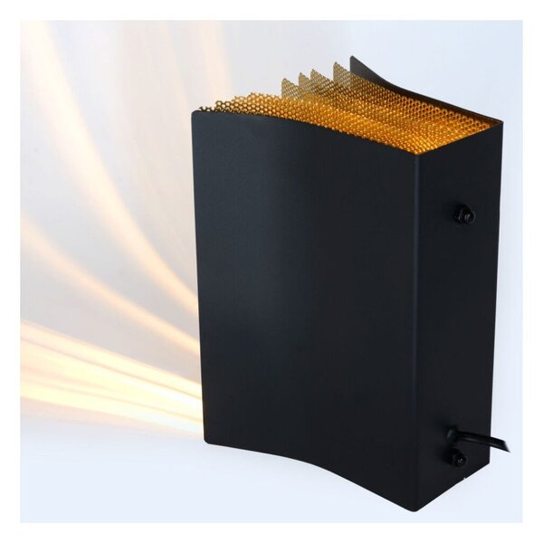 LUCIDE 78596/01/30 EXTRAVAGANZA LIVRET Lampička E14 1x40W černá, zlatá